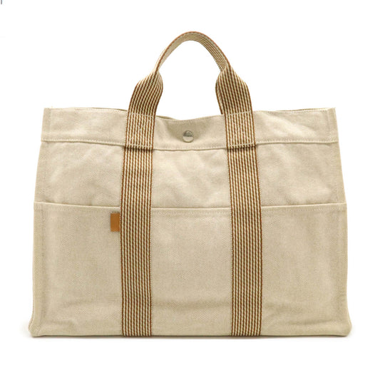 Hermes Canvas New Fourre-Tout MM Tote Bag