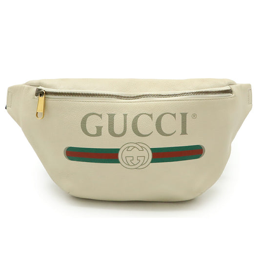 Gucci Leather Print Belt Bag 493869
