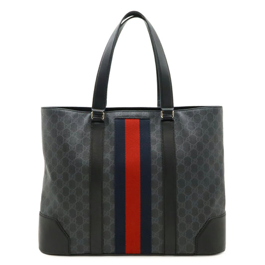 Gucci GG Supreme Tote Bag Black
