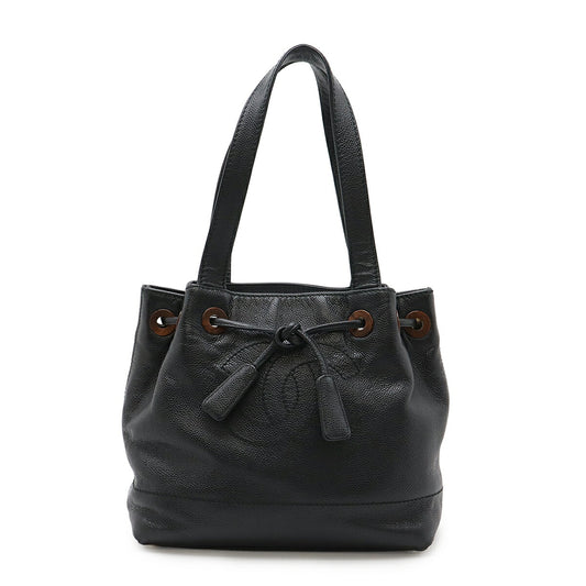 Chanel Caviar Skin Coco Mark Tote Bag