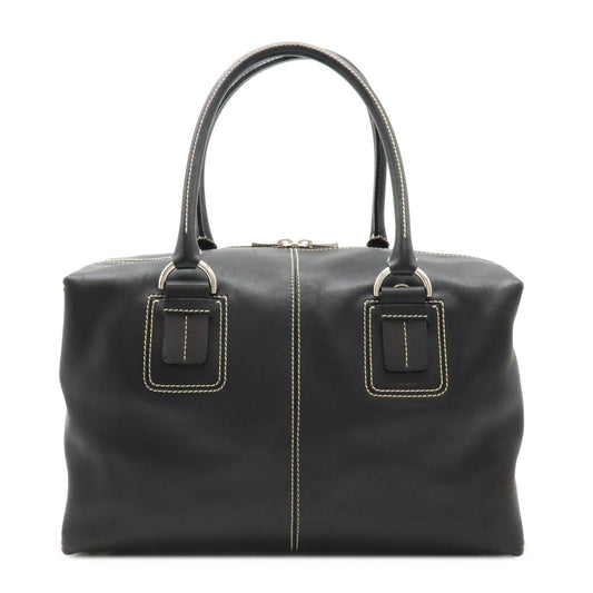 Tod's Leather Mini Boston Handbag