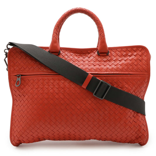 Bottega Veneta Leather Business Briefcase