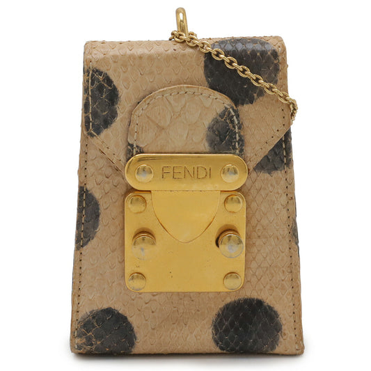 Fendi Python Chain Shoulder Bag