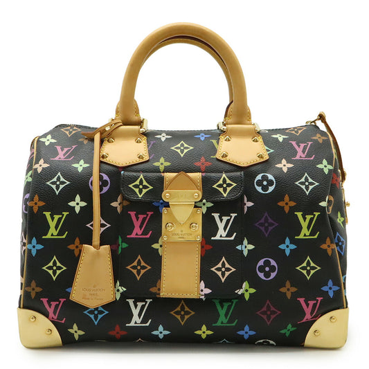 Louis Vuitton Speedy 30 Handbag Black M92642