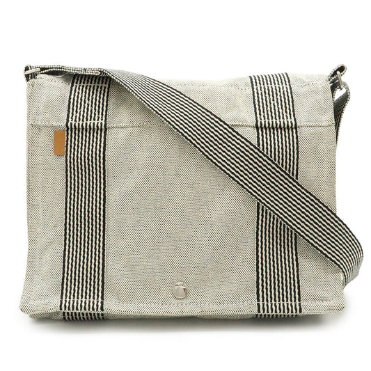 HERMES Canvas Shoulder Messenger Bag