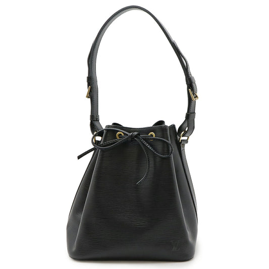 Louis Vuitton Epi Petit Noe Shoulder Bag Black