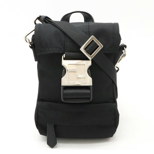 Fendi Nylon Leather 2WAY Body Bag 7VZ068