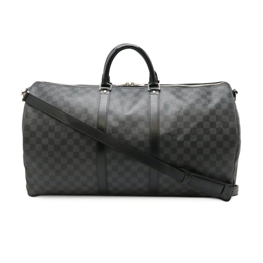 Louis Vuitton Damier Graphite Keepall Bandouliere 55 Bag