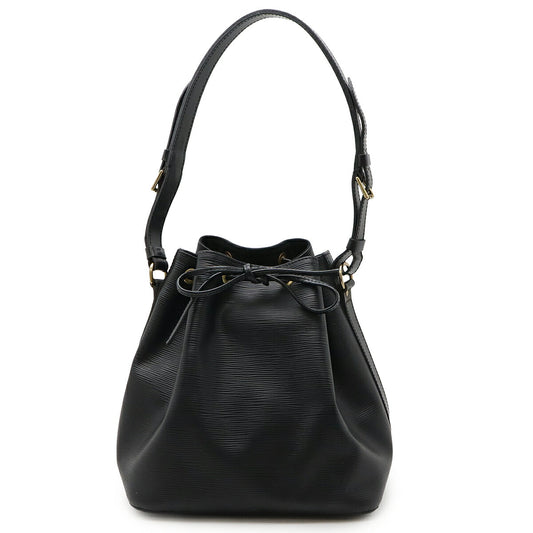 Louis Vuitton Epi Petit Noe Shoulder Bag Black