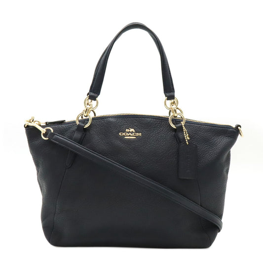 Coach Small Kelsey Satchel Handbag Pebbled Leather F36675