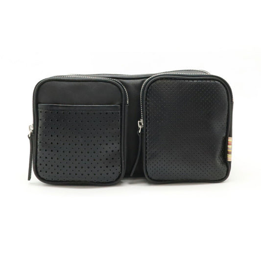 Paul Smith Leather Canvas Sling Bag