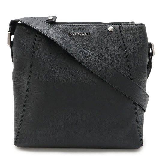 Bvlgari Octo Leather Shoulder Bag Black