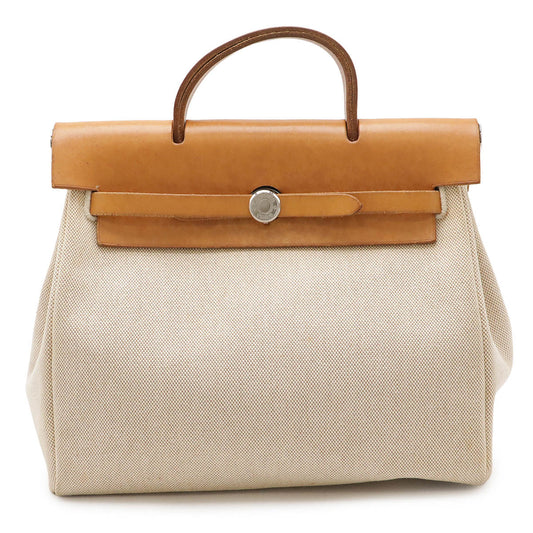 Hermes Toile Ash Leather Ado PM Backpack