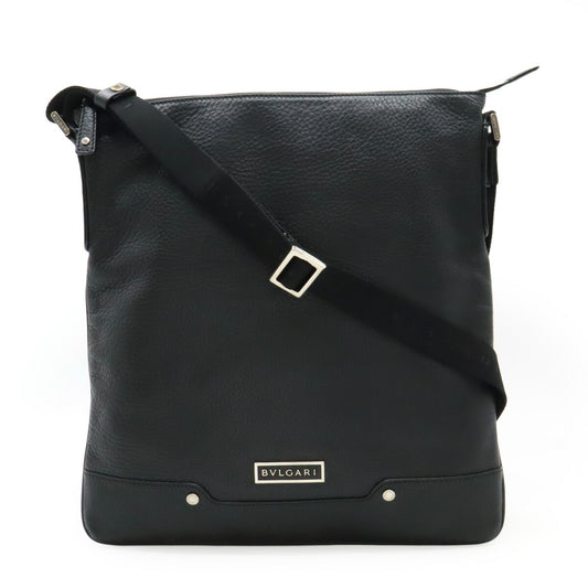 Bvlgari Urban Leather Shoulder Bag Black