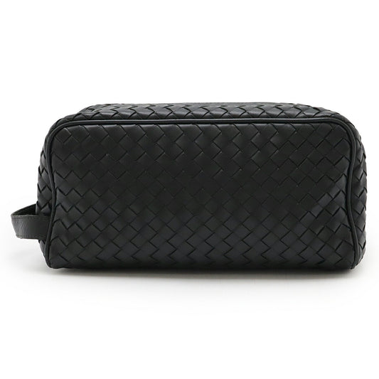 Bottega Veneta Leather Intrecciato Clutch Bag