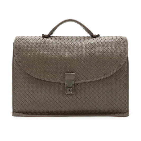 Bottega Veneta Intrecciato Leather Briefcase