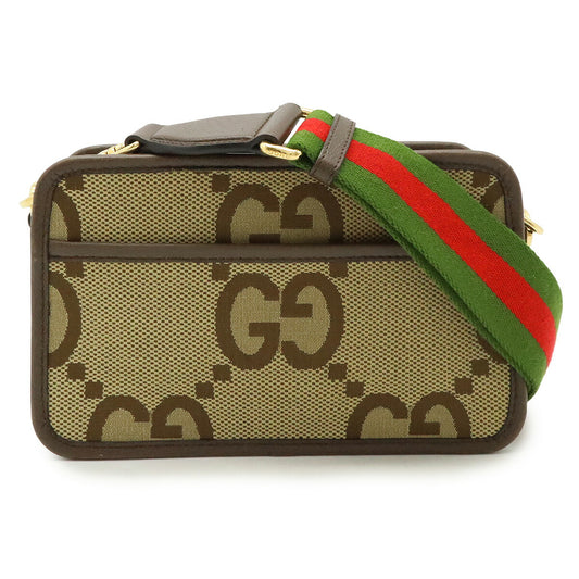 Gucci Jumbo GG Mini Bag Canvas Dark Brown
