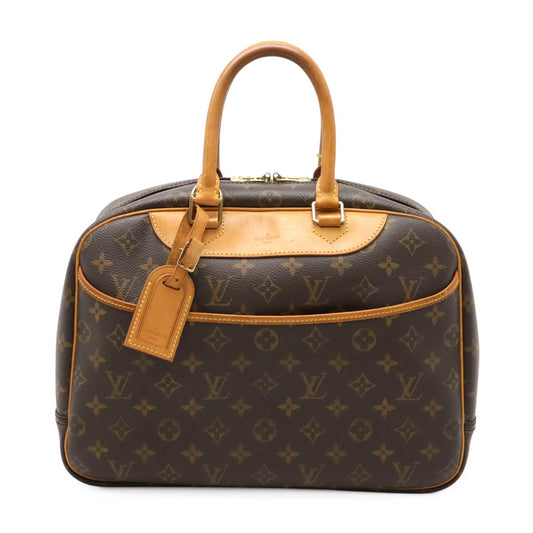 Louis Vuitton Monogram Bowling Vanity Handbag M47270