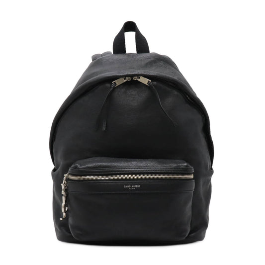 Saint Laurent City Backpack Leather Black