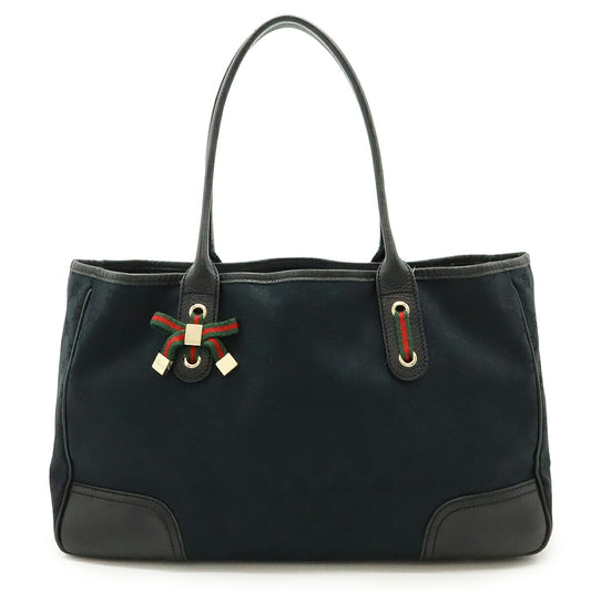 Gucci Princy Line GG Canvas Ribbon Tote Bag