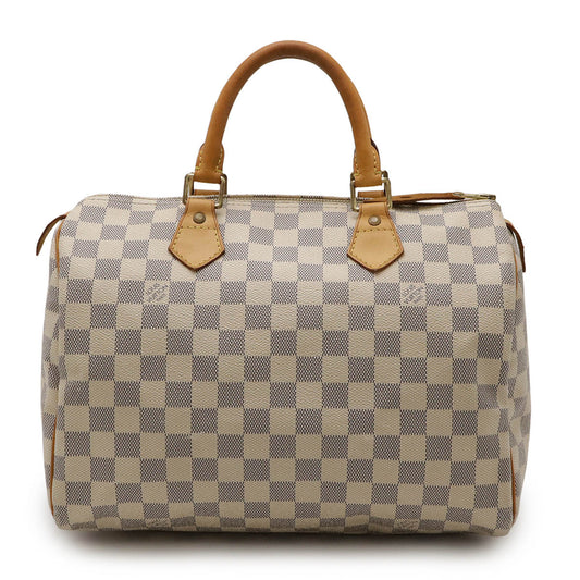 Louis Vuitton Damier Azur Speedy 30 Handbag