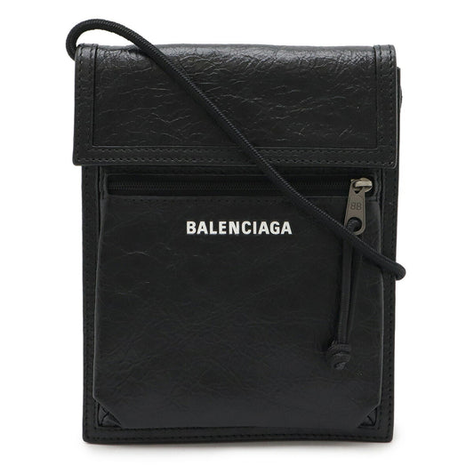 Balenciaga Explorer Leather Shoulder Bag
