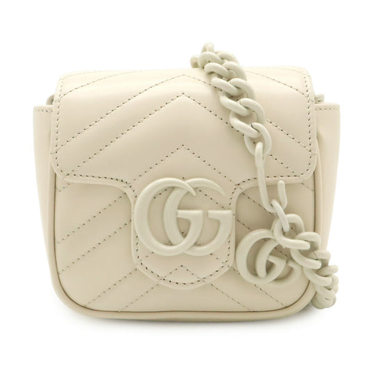 Gucci GG Marmont Mini Bag Leather Ivory