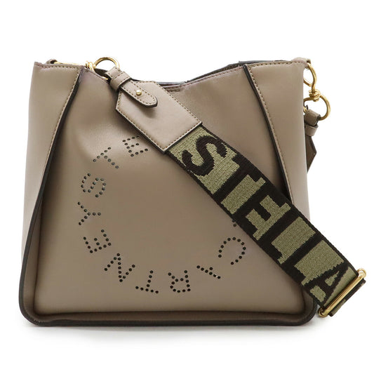 Stella McCartney Logo Leather Shoulder Bag