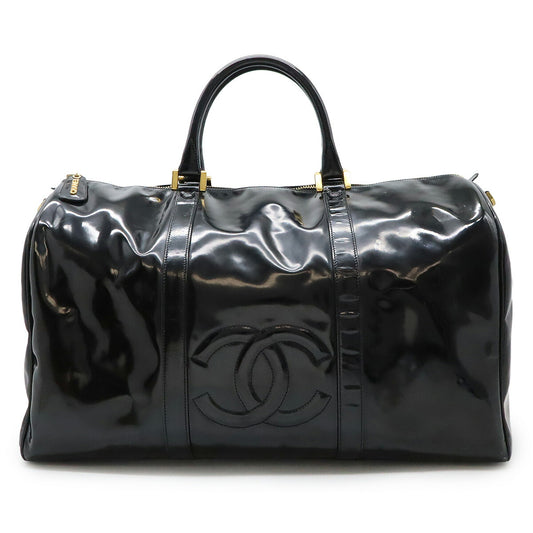 Chanel Patent Leather Boston Bag