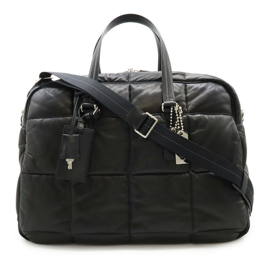 Coach Nappa Leather Boston Bag Travel Bag