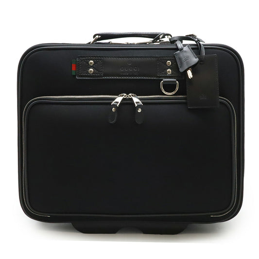 Gucci Techno Canvas Leather Carry-On Bag