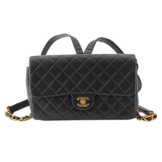 Chanel Lambskin Matelasse Chain Backpack