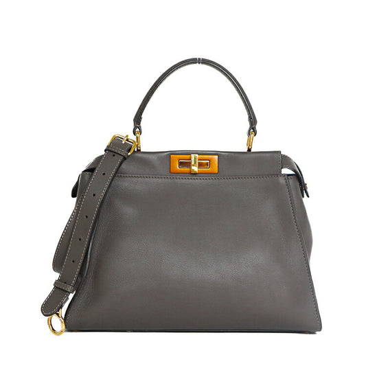 Fendi Peekaboo 2way Leather Handbag 8BN290