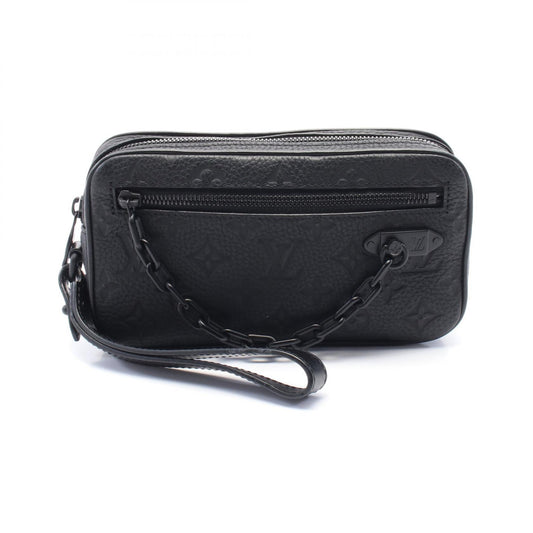 Louis Vuitton Monogram Taurillon Leather Pochette Volga Clutch M55703