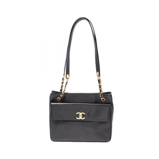 Chanel Caviar Skin Coco Mark Tote Bag