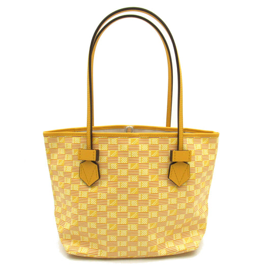 MOREAU Paris Tote Bag PVC Canvas Yellow