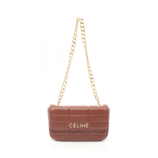 Celine Monochrome Leather Shoulder Bag