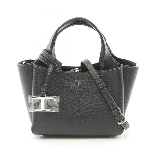 Tod's Leather Micro Handbag Black