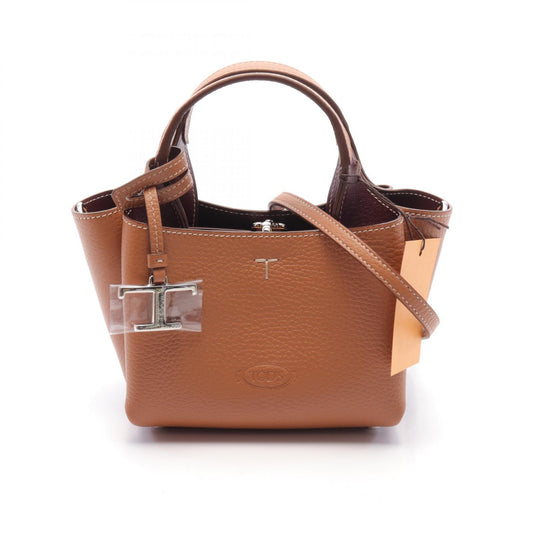 Tod's Leather Handbag Brown XBWAPAFL000QRI9P13