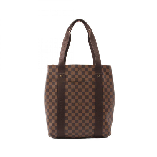 Louis Vuitton Damier Canvas Leather Tote Bag N52006