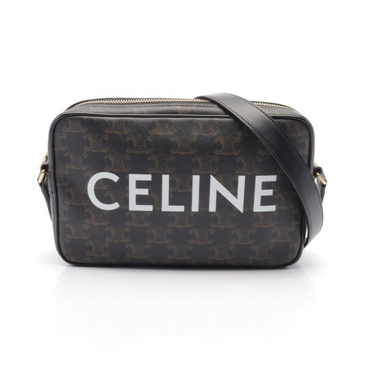 Celine Triomphe Medium Messenger Bag PVC Leather