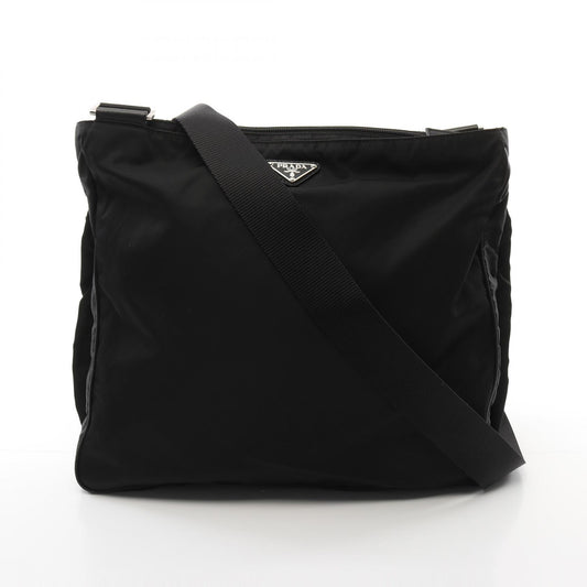Prada Nylon Saffiano Leather Shoulder Bag