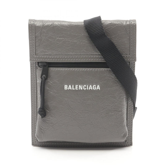 Balenciaga Explorer Leather Small Pouch Shoulder Bag