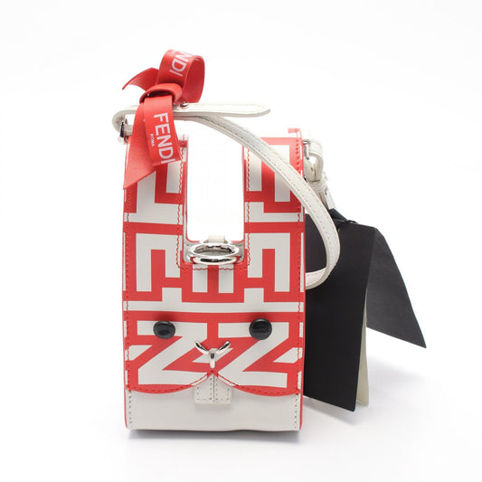 Fendi Leather Mini Bustina Bunny Handbag