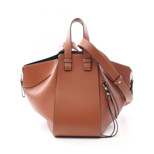 Loewe Leather Hammock Small Handbag Brown