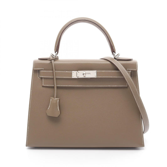 Hermes Kelly 28 Handbag Beige