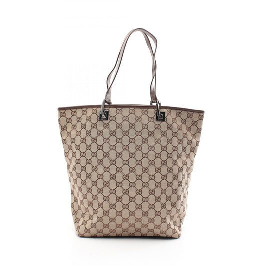 Gucci GG Canvas Leather Tote Bag 31243