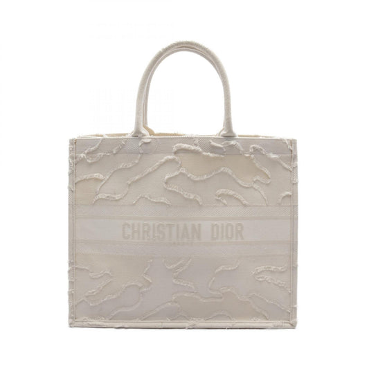 Dior Book Tote Large Canvas Embroidery Bag