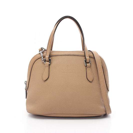 Gucci Leather Handbag Beige 341504