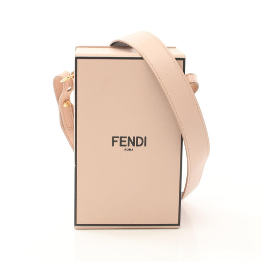 Fendi Leather Box Shoulder Bag 8BT339